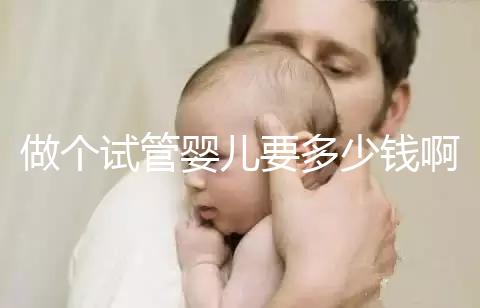 做個(gè)試管嬰兒要多少錢啊（做個(gè)試管嬰兒要多少錢啊費(fèi)用）