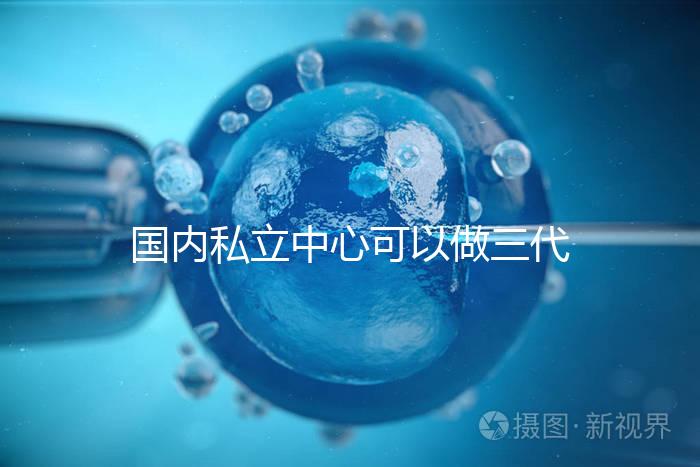 國內私立中心可以做三代試管嗎?