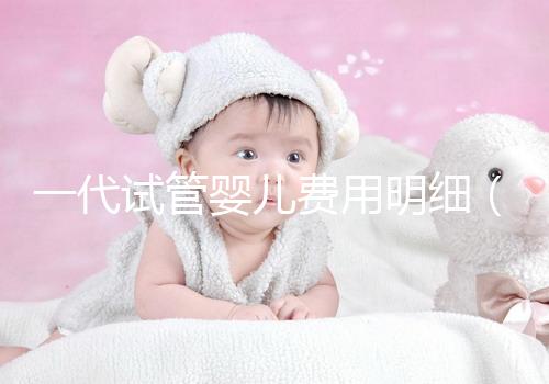 一代試管嬰兒費用明細(一代試管嬰兒費用明細濱州)